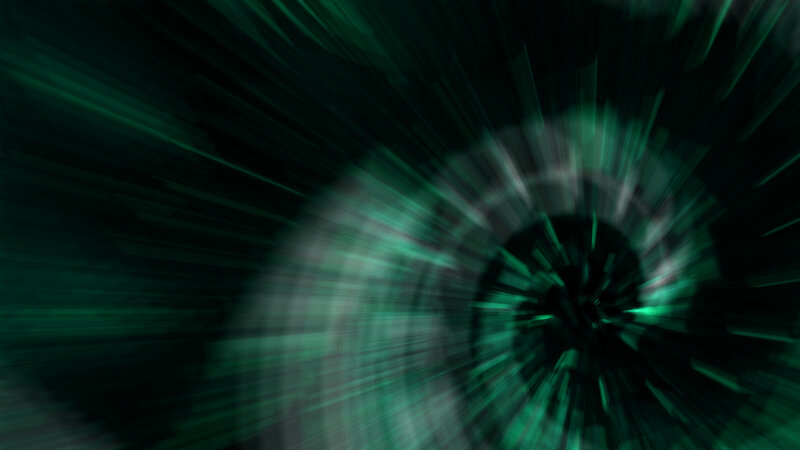 green light tunnel effect