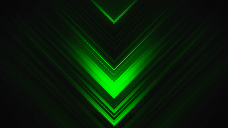 Green Light V-shape