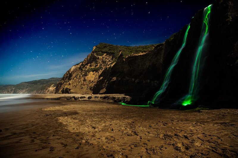 Green Light Waterfall