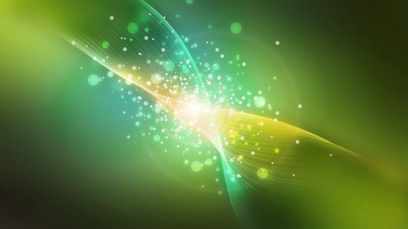 green light wave animation