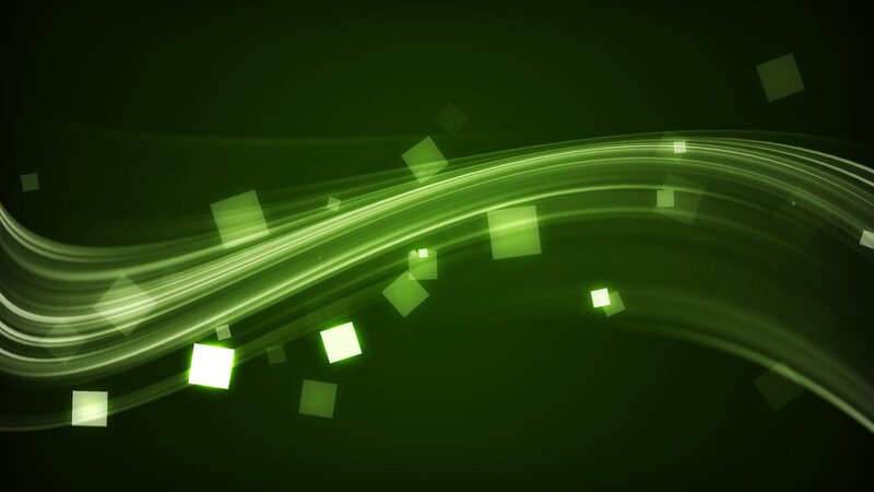 green light wave animation