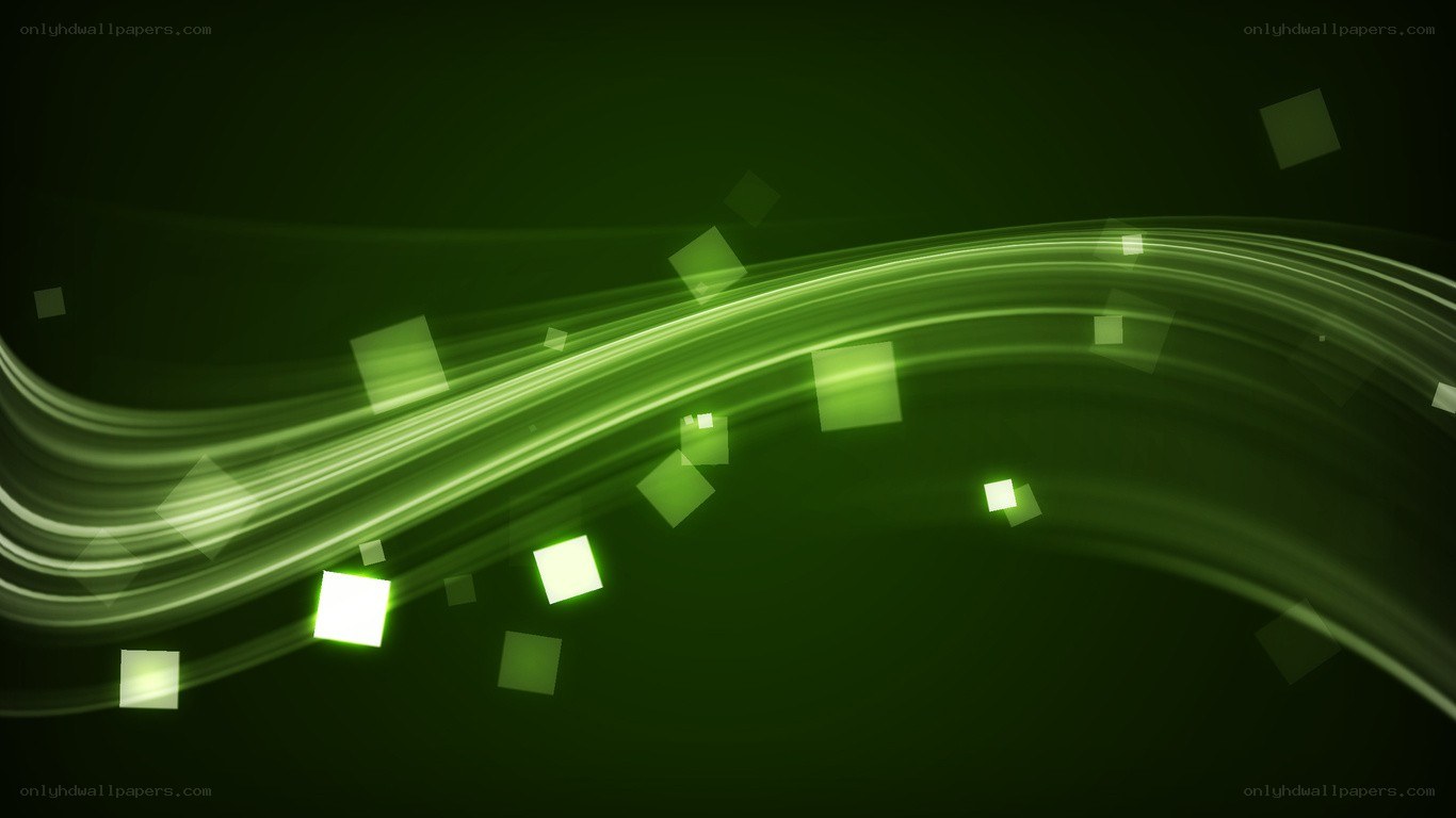 green light wave animation