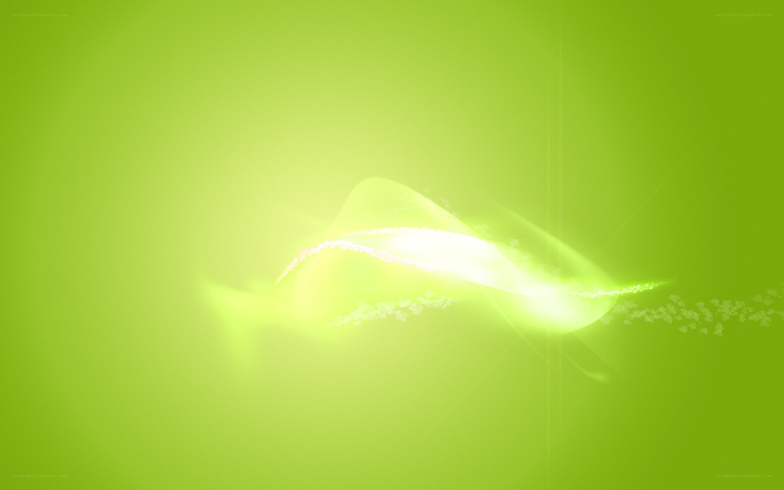 green light wave animation