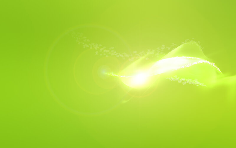 green light wave animation