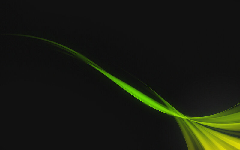green light wave animation