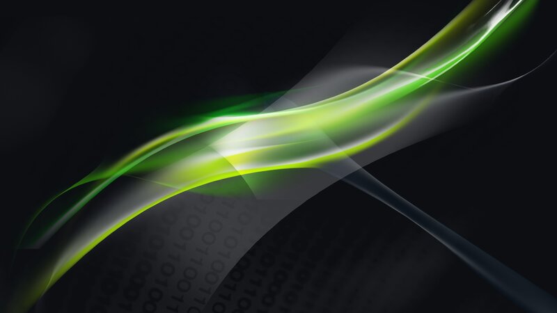 Green Light Waves — Black, Dynamic