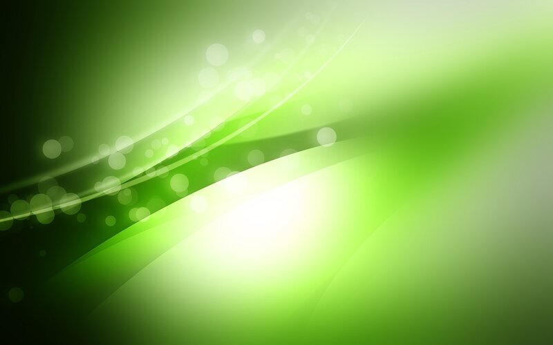 Green Light Waves — Calm, Abstract