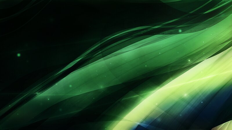 Green Light Waves — Dynamic, Abstract, Particles
