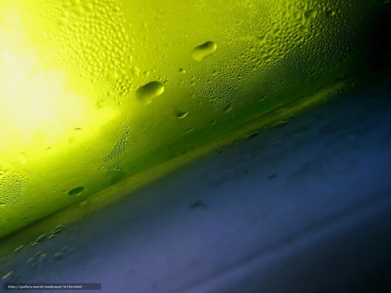 green light with condensation