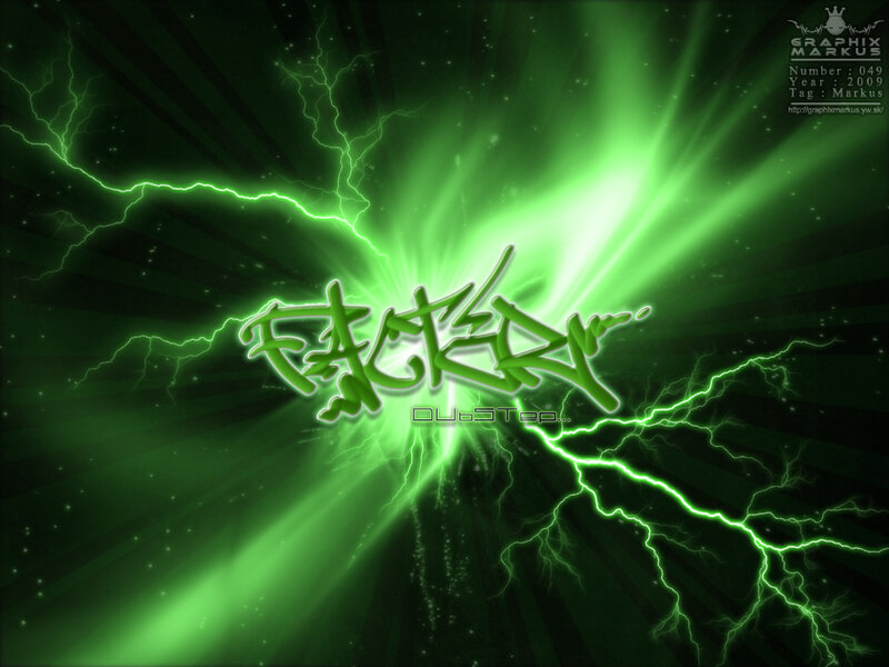 Green Lightning Bolts