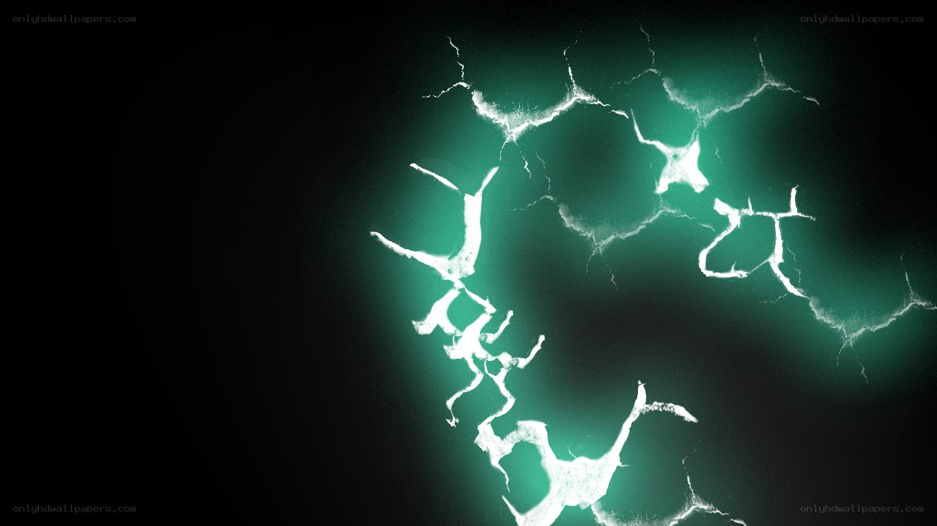 green lightning crackle