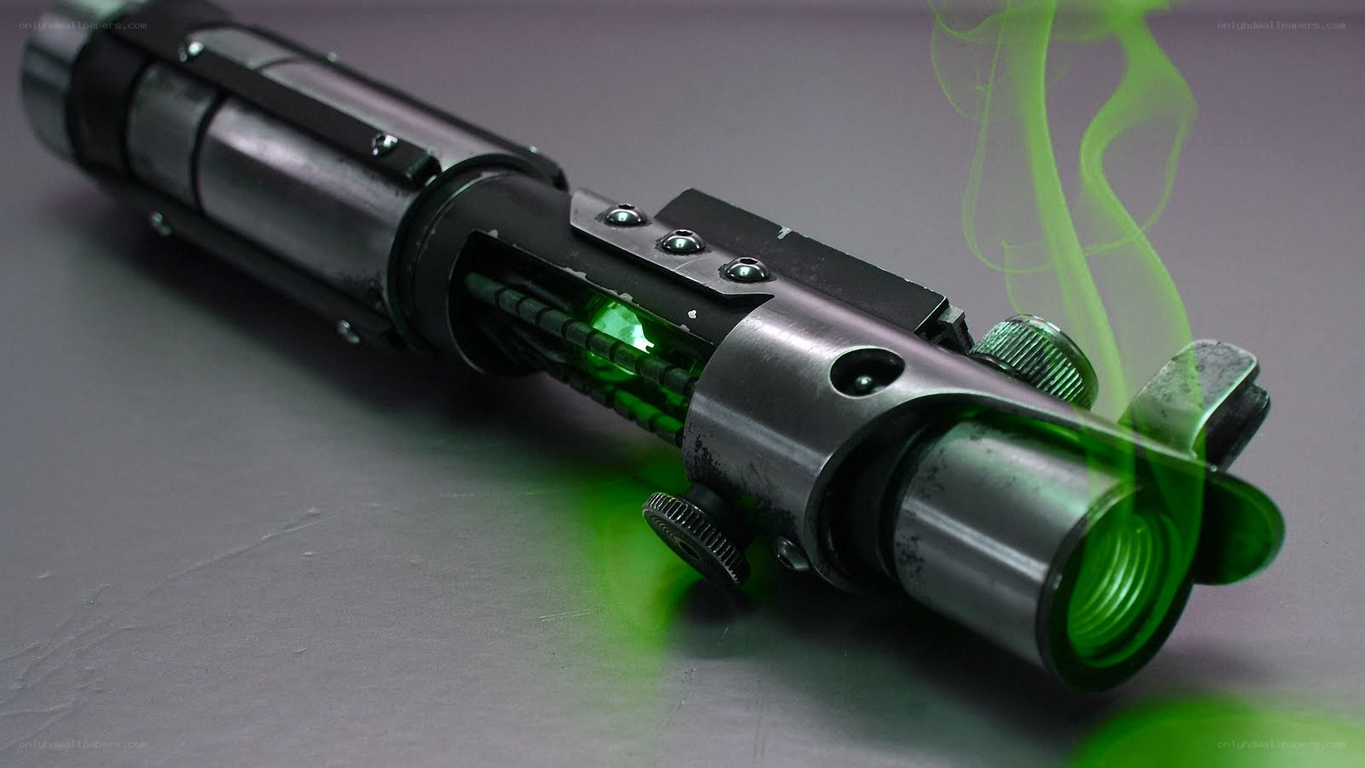 green lightsaber hilt
