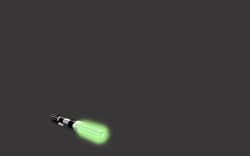 green lightsaber
