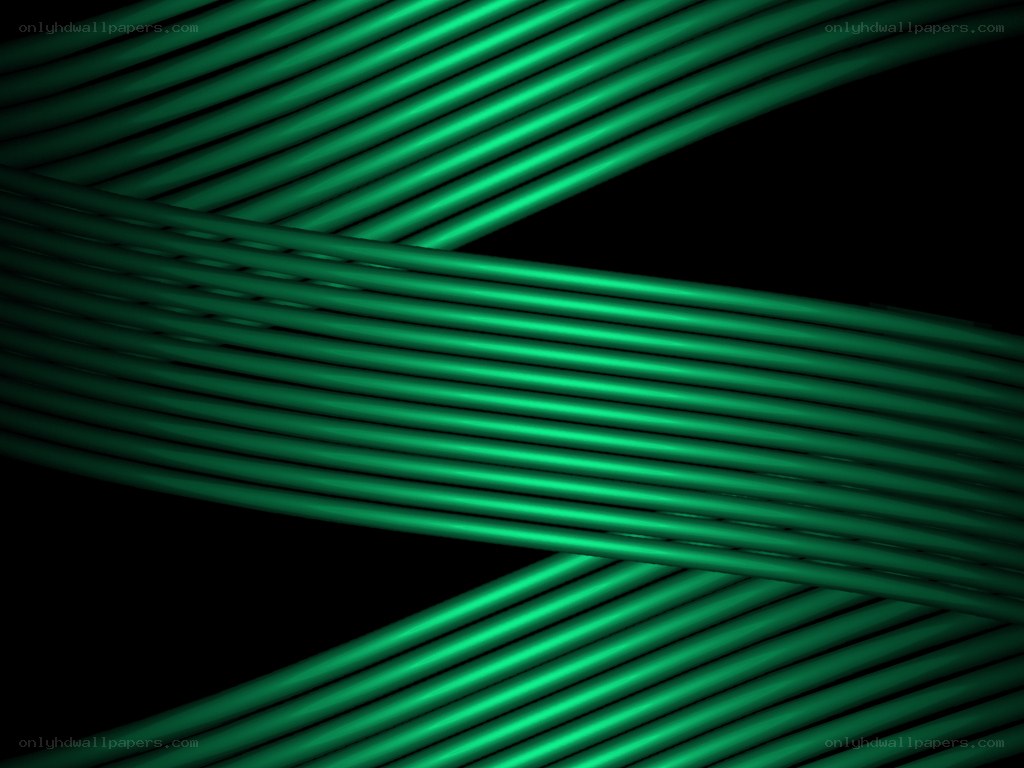 green lines on black background