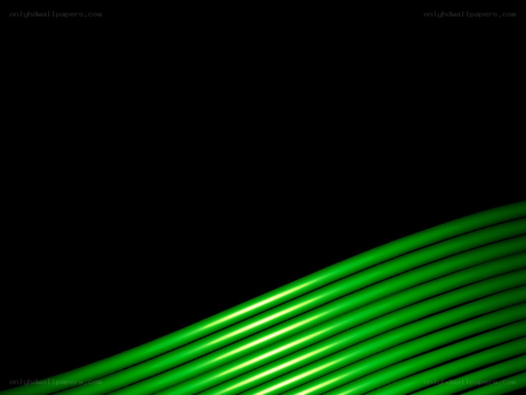 green lines on black background