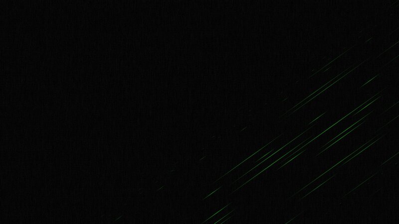 Green Lines on Black — Minimalist