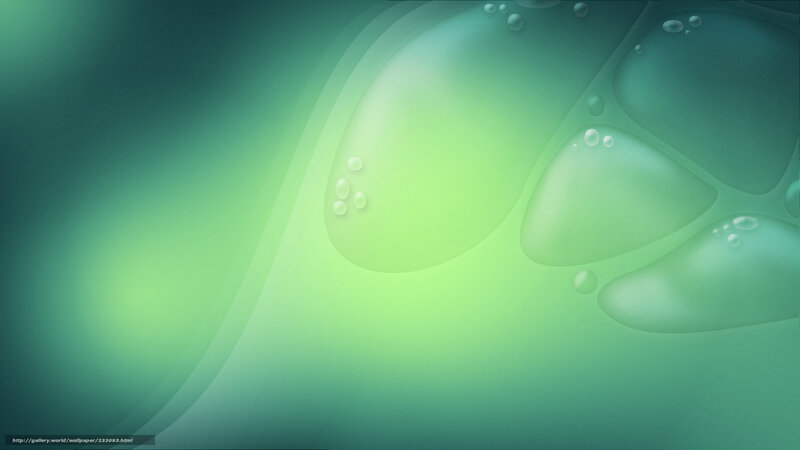 Green Liquid Bubbles — Calm