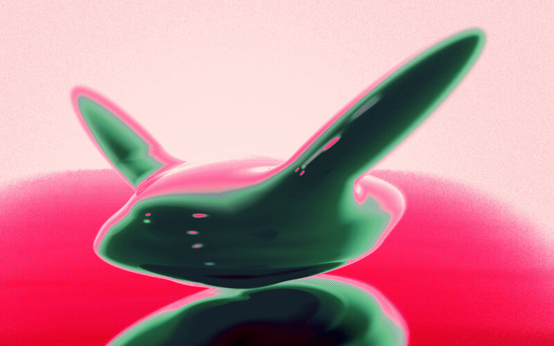 Green Liquid Shape