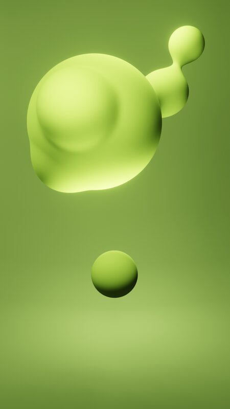 Green Liquid Shapes