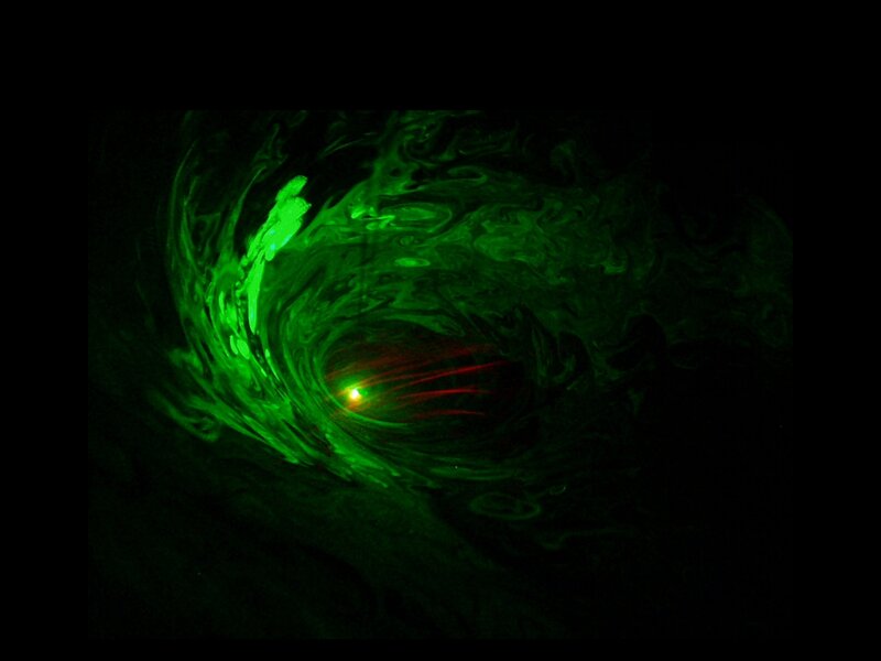Green Liquid Swirl — Dark, Mysterious