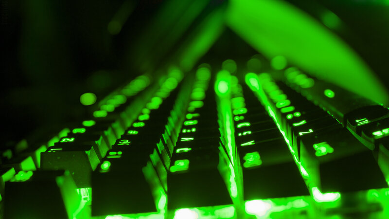 Green-lit Keyboard