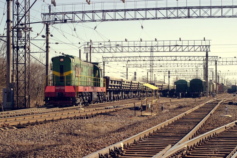 Green Locomotive Train