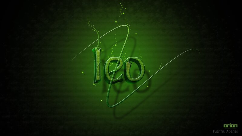 green logo design for Leo