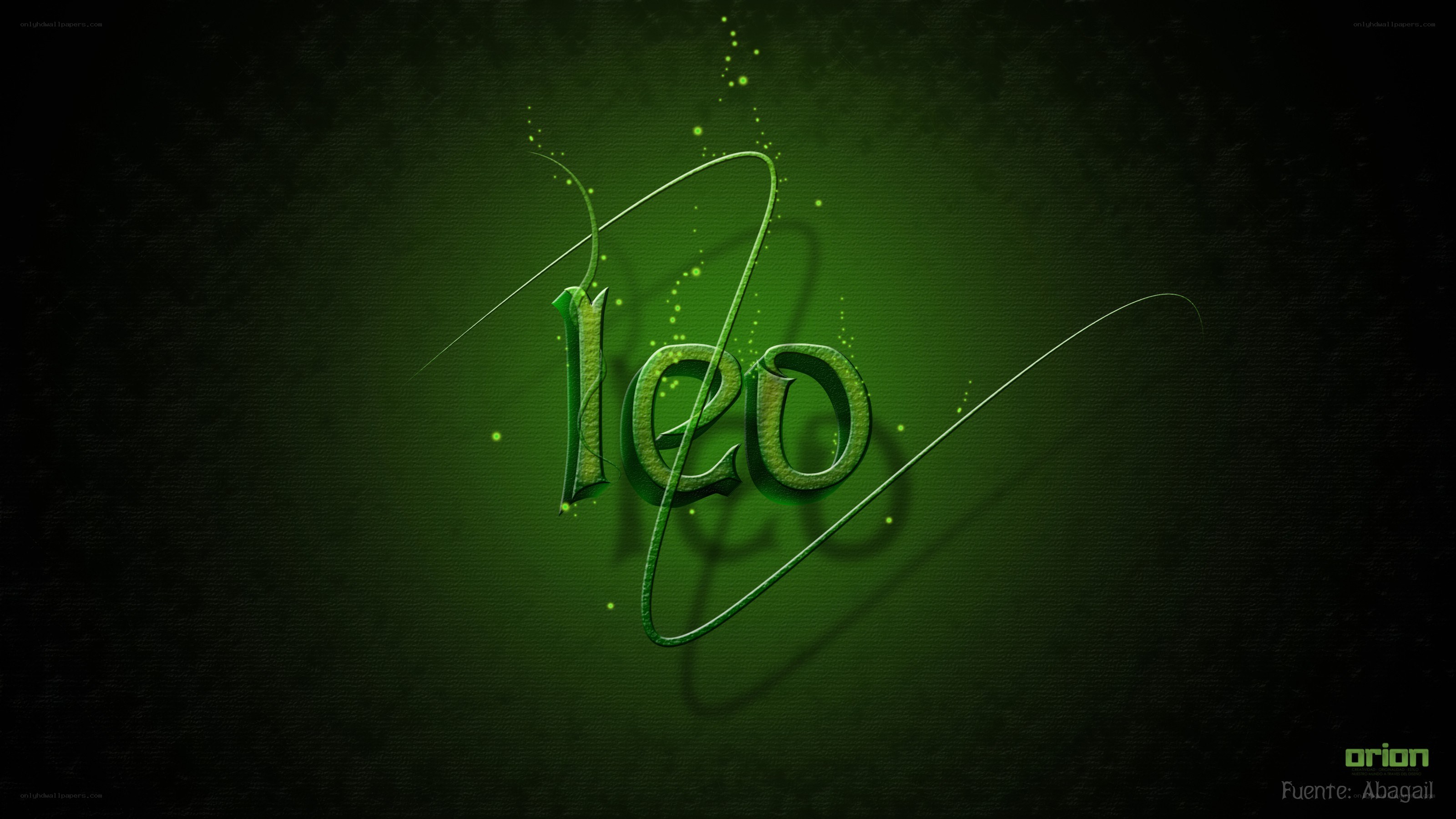 green logo design for Leo