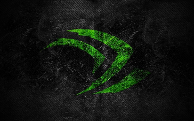 Green Logo on Black — Dark, Digital Art