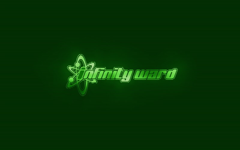 Green Logo on Dark Background — Digital Art, Text