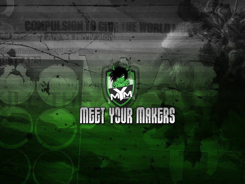 Green Logo on Dark Background — Digital Art