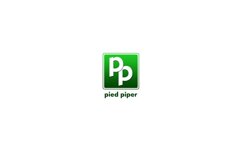 Green Logo with Text — Minimalist