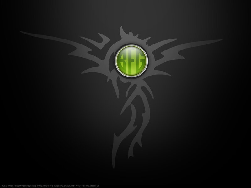 green logo with tribal design