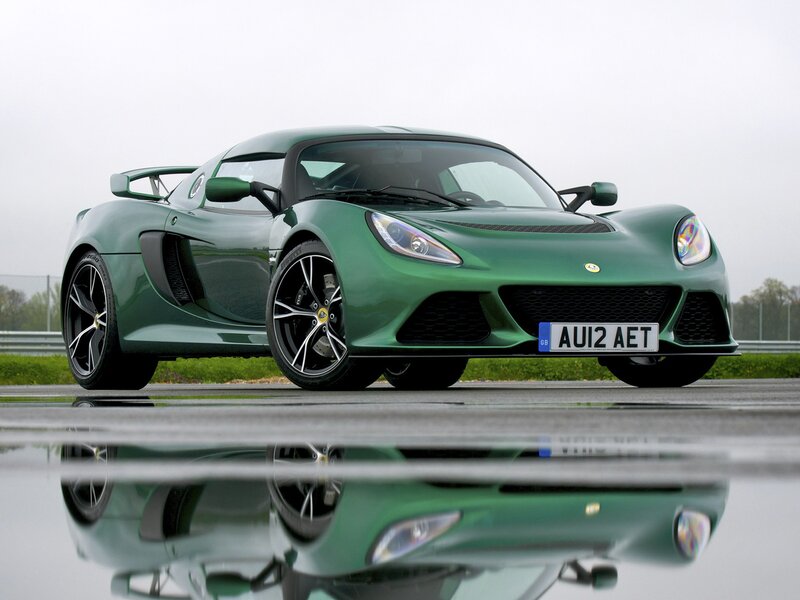 green lotus sports car