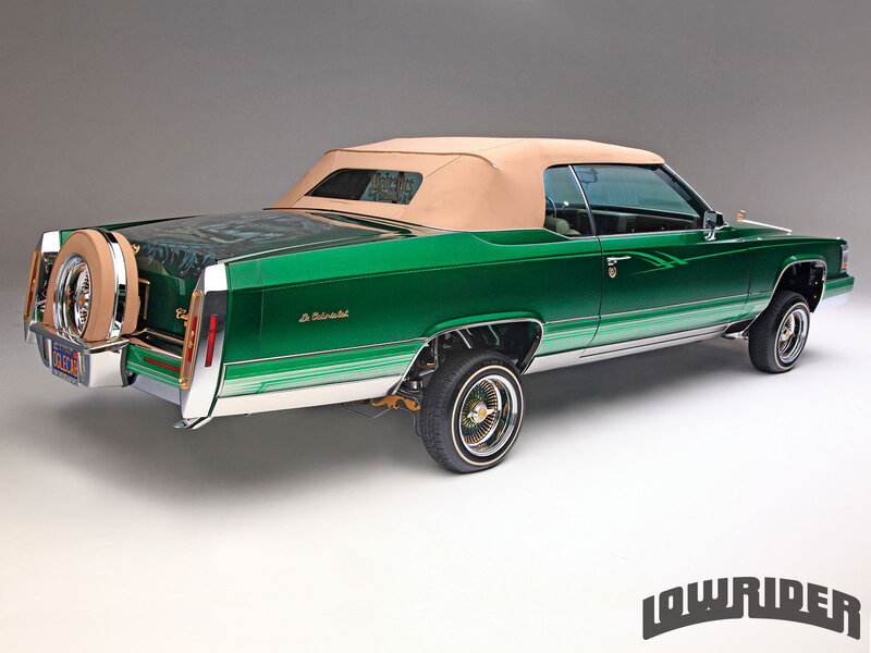 Green Lowrider Car — Showcase