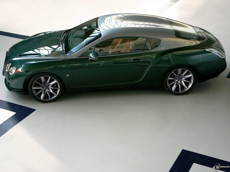 green luxury sports car
