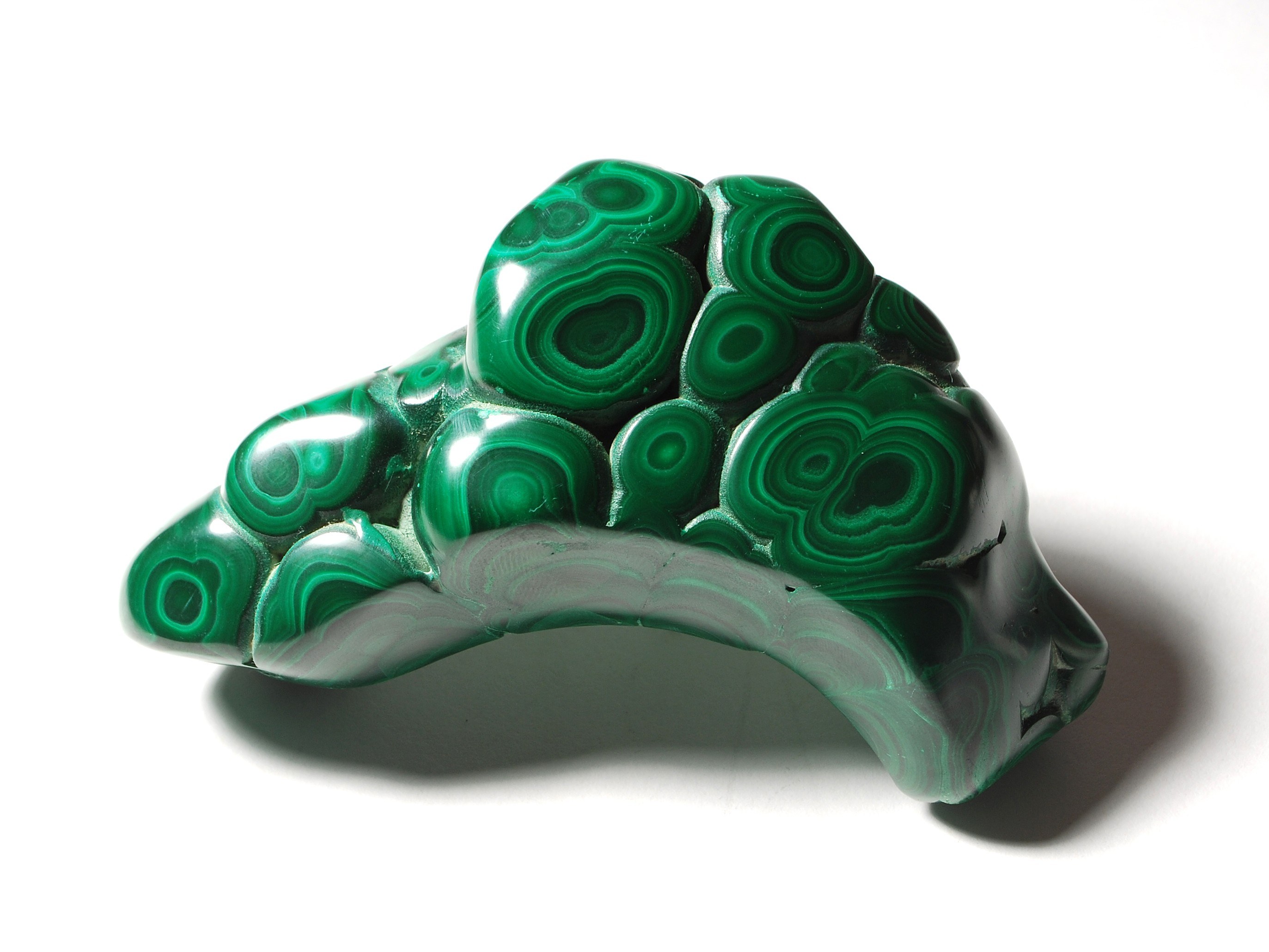green malachite mineral specimen