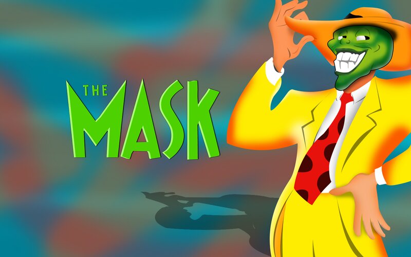 Green Mask Character