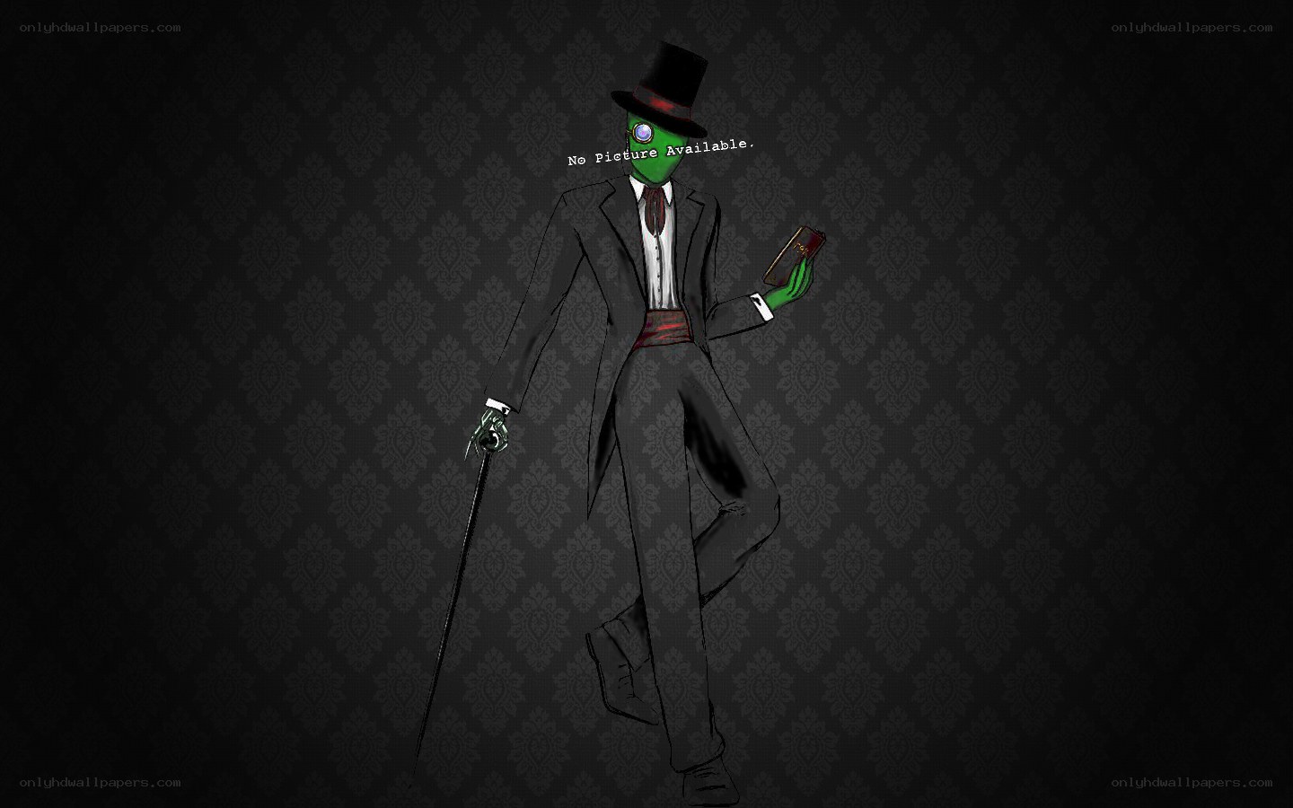 green masked gentleman