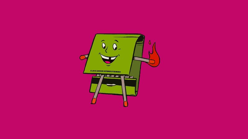 Green Matchbox Character