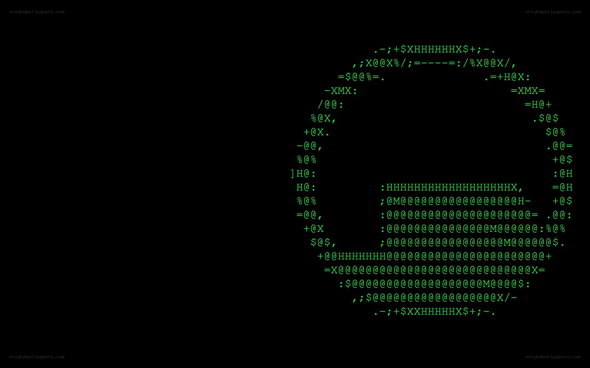 green matrix code on black