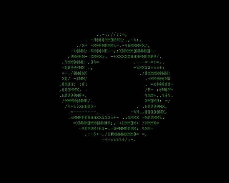 green matrix code