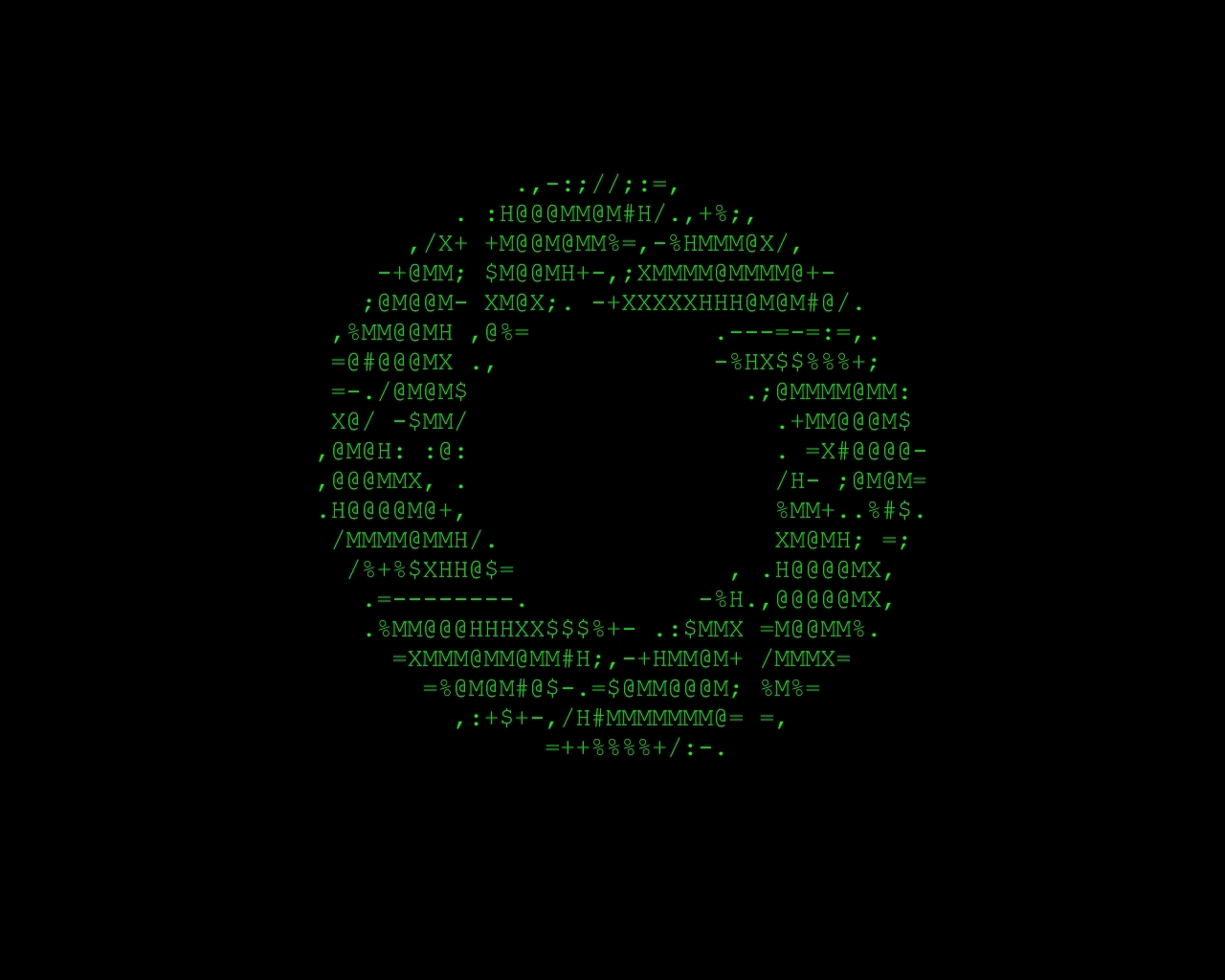 green matrix code