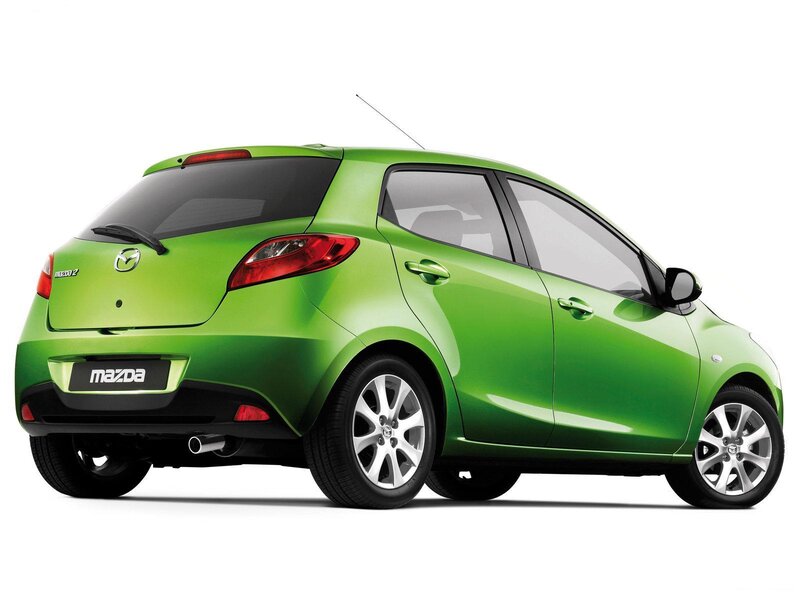 Green Mazda 2 Hatchback — Neutral, Photograph