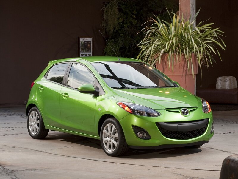 Green Mazda2 Hatchback