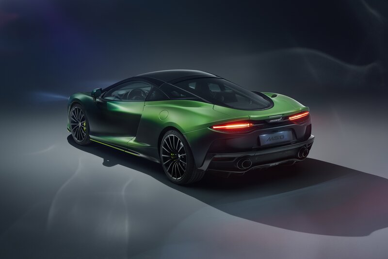 Green Mclaren Sports Car — Dramatic