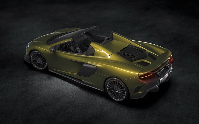 Green Mclaren Sports Car