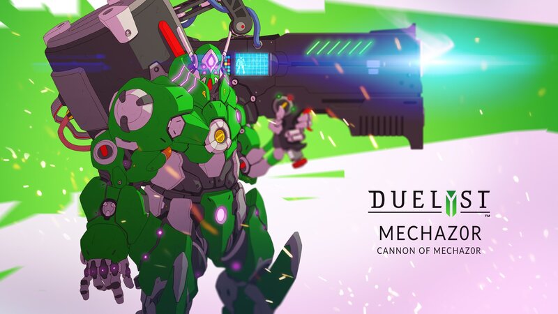 Green Mecha Robot — Action-packed
