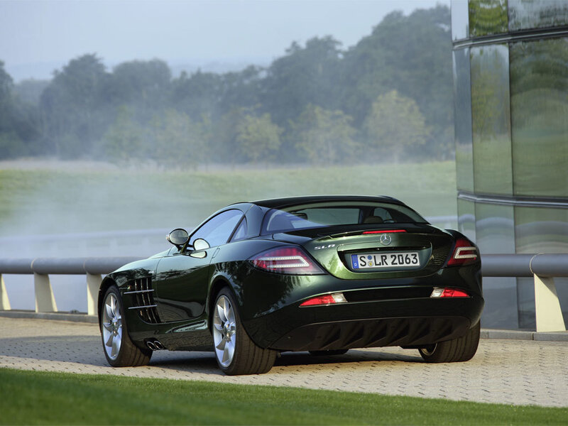Green Mercedes-benz Slr