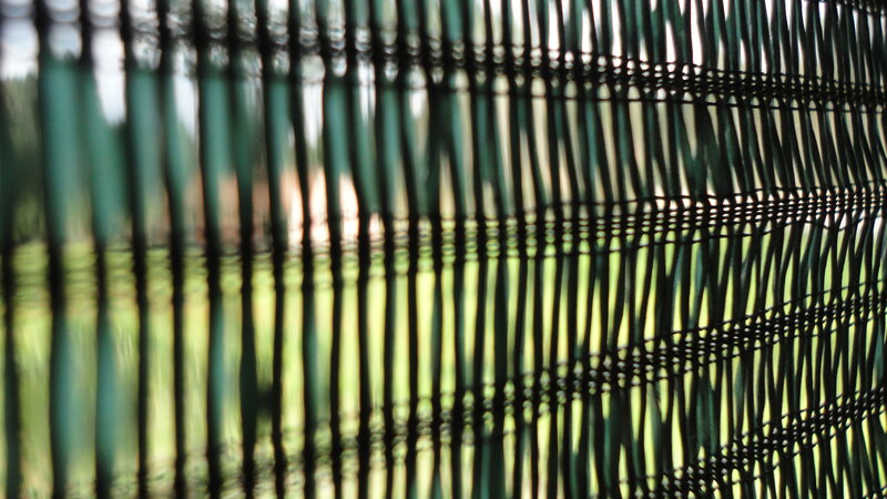 Green Mesh Fence
